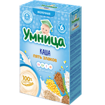 Terci Umnitsa 5 cereale cu lapte (6+ luni), 200g
