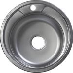 Мойка кухонная Rubano HD430E incastrabila 430x160mm. inox, periat-0,6mm