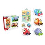 Машина Huanger (18318) Animale-masinute in set cu covoras HE8069