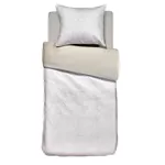 Lenjerie de pat Moooi 239525 Embroidered Dodo Pavone 140x200/220 Ivory