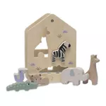 Sortator Jollein 104-001-67090 Shape Sorter Jungle Jambo (din lemn)