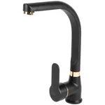 Bateria bucătărie SanDonna F7103 negru/elem.aurii