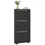 Полка для обуви Mobildor-Lux Leo Slim 100x16x125H cm Anthracite