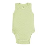 Детская одежда Minikin 25170580 Ажурный листик Боди-майка р-р80, оливковый, унисекс