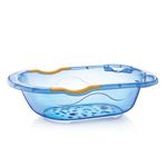 Ванночка для купания малыша со сливом BabyJem Blue