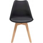 Стул Jumi OSLO negru / negru