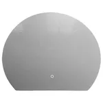 Oglindă baie Uniplast K532-8070 Oglinda pentru baie LED (semirotunda) 70x80cm IP44