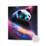 Картина по номерам Art Gallery GB87750 Mozaic cu diamante 30x40cm Panda in spatiu