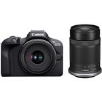 Aparat foto mirrorless Canon EOS R100+RF-S 18-45 f/4.5-6.3 IS STM + RF-S 55-210 f/5.0-7.1 IS STM (6052C036)