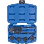 Ручной инструмент King Tony 67G0005 пресс-клещи для обжима проводов со сменными матрицами 5 шт.