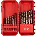 Burghiu Milwaukee 4932499764 Red Cobalt pentru metal HSS-Ground DIN338 casete 19buc