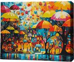 Tablou pe numere BrushMe MG0017FC 40х50cm (fără cutie) Orașul sub umbrele