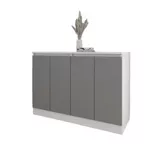 Comodă Smartex (16457) Т8 140cm Alb+Grafit