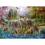 Puzzle Trefl 10558 Puzzle 1000 Familie de lupi