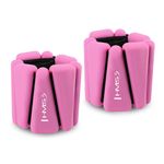 Greutăți pentru mâini și picioare HMS 2971 Greutati silicon 2x0.5kg SKN01 Pink (17-47-325)