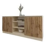 Comodă Smartex (16301) Т5 160cm Ivory+Stejar Inchis