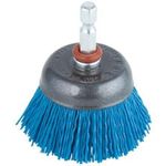 Set de tubulare, bite, duze Wolfcraft 2728000 Perie tip oala din sarma de nylon, actiune delicata 50mm