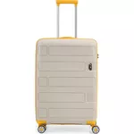 Valiză CCS 5236 M White/Yellow