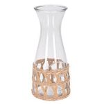 Veselă pentru băuturi Excellent Houseware 47330 Графин-ваза стеклянный с обвязкой 1.2l, 25.5cm