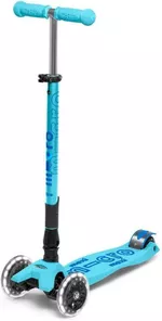 Самокат Micro MMD092 Maxi Deluxe Foldable LED Bright Blue