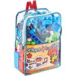 Set de construcție ToyMall 002080 Constructor în rucsac 130 buc