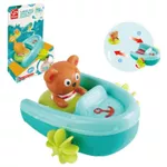 Аксессуар для купания Hape E0217 Jucarie de baie Barca cu ursulet