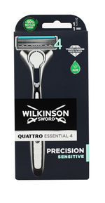 Wilkinson Sword Quattro Essential 4 Sensitive, системная бритва, 4 лезвия