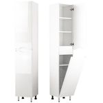 Dulap penal Mashtab 11789 Print cu cos 450x350x1900 Alb