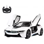 Jucărie cu telecomandă Rastar 49600-8 BMW i8 (cu volan), 1:14 alba, 50539