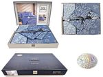 Домашний текстиль Promstore 44286.68 Lenjerie de pat Euro 2pers NewHome VIP Narin Lacivert