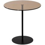 Журнальный столик Trendy Chill-Out, черный, бронзовый 50x50x50 см