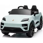 Mașină electrică pentru copii Kids car DK-PM666_Blue Porsche Macan Turbo EV, 12V10AH, scaune din piele