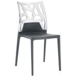 Scaun Papatya Ego-Rock - back clear / seat anthracite