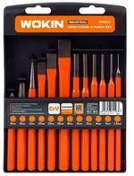 Набор головок, бит, насадок Wokin 256212 Set dalti si punctatoare 12buc