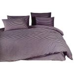 Lenjerie de pat Cotton Box Stripe Anthracite Satin (2 persoane)