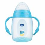 Поильник с ручками Weebaby с силиконовым носиком 250 мл (6+ мес) голубой