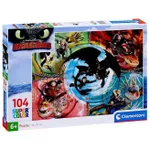 Пазл Clementoni Puzzle 104 Dragon Trainer 2025 (25035)
