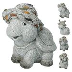 Decor Promstore 33810 Figurina Oaie, Broasca testoasa, Arici, Melc, 12cm, polirasina