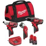 Set de scule electrice Milwaukee 4933441225 M12BPP3A-202B