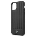 Husă pentru smartphone CG Mobile BMW Real Leather Hard Case pro iPhone 11 Pro Black