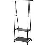 Cuier pentru haine Promstore 51297 Storage Solutions 55-85X45X157cm, 2 polițe