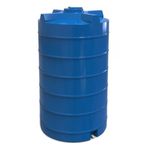 Летний душ Uniplast 37091 Rezervor apa 2500 L vertical, oval (albastru) cu stut D. 1