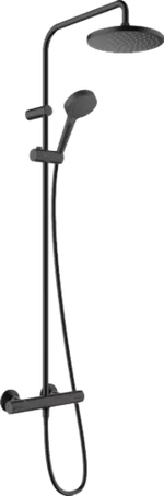 Vernis Blend Showerpipe 200 1jet с термостатом, матовый черный