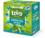 LOYD Green Tea with Spearmint, зеленый чай, 20 пак.