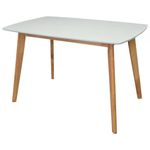 Комплект стол и стулья Evelin di Costacurta стол Cooper White/Bella beech + 4 QT-284Wo Light beige