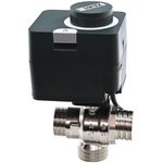 Supapă de închidere HERZ Vana de zona motorizata 3 cai DN32 conector teava metal 35 1241224