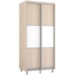 Шкаф Mobildor-Lux Горизонтальные раздвижные двери Aron-P из ДСП 1,0–1,8 м (110 x 60 x 240 см) Sonoma