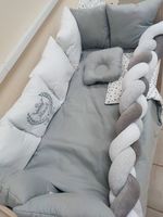 Комплект в кроватку с индивидуальной вышивкой