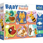 Puzzle Trefl R25E /41 (44003) Baby Progressive Animale