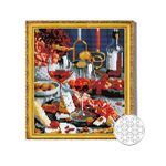 Картина по номерам Art Gallery GB86980 Mozaic cu diamante 30x40cm Masa gurmanda